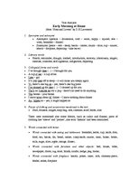 Minták 'Text Analysis on "Early Morning at Home"', 1.                