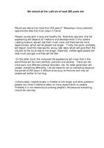 Esszék 'We should all live until we are at least 200 years old', 1.                