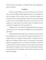 Kutatási anyagok 'English as a Lingua Franca', 5.                