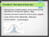 Prezentációk 'Tourism Development in Mongolia', 3.                