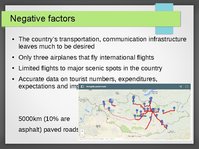Prezentációk 'Tourism Development in Mongolia', 5.                