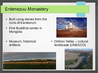 Prezentációk 'Tourism Development in Mongolia', 14.                