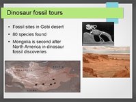 Prezentációk 'Tourism Development in Mongolia', 15.                