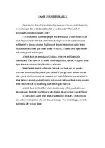 Esszék 'Fame is Undesirable', 1.                