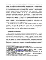 Kutatási anyagok 'Is There a Common European Culture and Citizenry?', 8.                