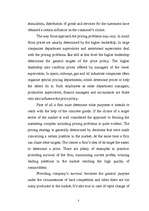 Összefoglalók, jegyzetek 'Pricing', 3.                