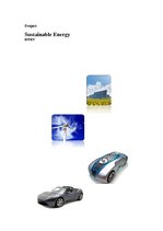 Kutatási anyagok 'Project - Sustainable Energy', 1.                