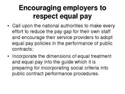 Prezentációk 'EU Campaign on the Gender Pay Gap', 9.                