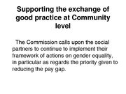 Prezentációk 'EU Campaign on the Gender Pay Gap', 10.                