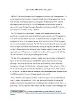 Esszék 'CETA and what’s in It for Latvia', 1.                