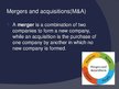 Prezentációk 'Mergers and Acquisitions', 3.                