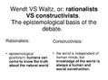 Prezentációk 'Alexander Wendt: Anarchy Is what States Make of It: The Social Construction of P', 7.                