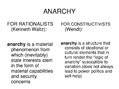 Prezentációk 'Alexander Wendt: Anarchy Is what States Make of It: The Social Construction of P', 8.                