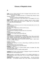 Összefoglalók, jegyzetek 'Glossary of Terms', 1.                