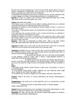 Összefoglalók, jegyzetek 'Glossary of Terms', 5.                