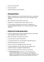 Összefoglalók, jegyzetek 'Testnevelés érettségi tétel, gimnasztika', 2.                