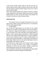 Összefoglalók, jegyzetek 'What Make English an International Language?', 3.                