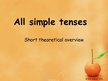 Prezentációk 'All Simple English Grammar Tenses', 1.                