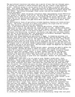 Esszék 'The "Agricultural Transition"', 1.                