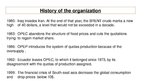 Prezentációk 'Organization of the Petroleum Exporting Countries', 6.                