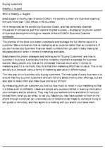 Prezentációk '"Buying Customers" by Bradley J.Sugars', 9.                