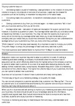 Prezentációk '"Buying Customers" by Bradley J.Sugars', 10.                