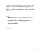 Esszék 'Major Policies of the Union: Competition Policy, Social Policy and Regional Deve', 4.                