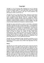Kutatási anyagok 'Copyright', 1.                