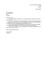 Minták 'Motivation Letter', 1.                