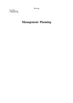 Kutatási anyagok 'Management Planning', 1.                