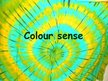Prezentációk 'Colour Sense', 1.                