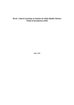 Összefoglalók, jegyzetek 'Film tourism "Borat: Cultural Learnings of America for Make Benefit Glorious Nat', 1.                