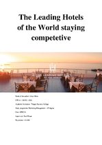 Kutatási anyagok 'The Leading Hotels of the World Staying Competitive', 1.                