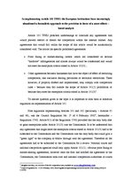 Esszék 'In Implementing Article 101 TFEU the European Institutions Have Increasingly Aba', 1.                