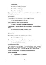 Összefoglalók, jegyzetek 'Writing for Pleasure', 16.                