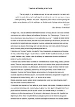 Esszék 'Tourism: a Blessing or a Curse', 1.                