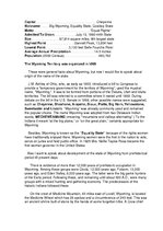 Kutatási anyagok 'US State of Wyoming', 1.                