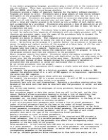 Esszék 'Procedures, Parameters & Sub-Programs', 1.