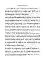 Esszék 'The Meaning of Language', 1.                