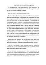 Esszék 'Is Price always Determined by Competittion', 1.                