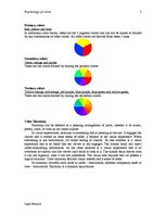 Kutatási anyagok 'Psychology of Color', 5.                