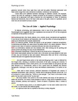 Kutatási anyagok 'Psychology of Color', 8.                