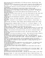 Esszék 'The Mercury Program', 1.                