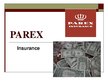 Prezentációk 'JS Parex Insurance', 1.                
