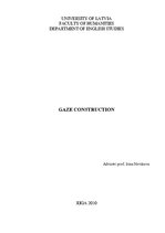 Esszék 'Gaze Construction', 1.                