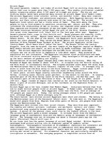 Esszék 'Ancient Egypt', 1.                