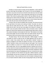 Esszék 'Male and Female Roles in Society', 1.                