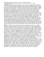 Esszék '"The Crucible."', 1.                