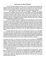 Esszék 'Analysis Reports: The Clash of Civilizations', 1.