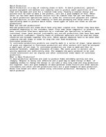 Esszék 'Batch Production', 1.                